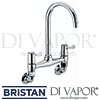 Bristan Lever Wall Mounted Sink Mixer Kitchen Tap Spare Parts